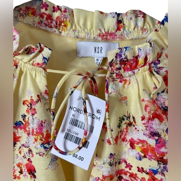 Nwt NSR floral yellow dress - Picture 2 of 5